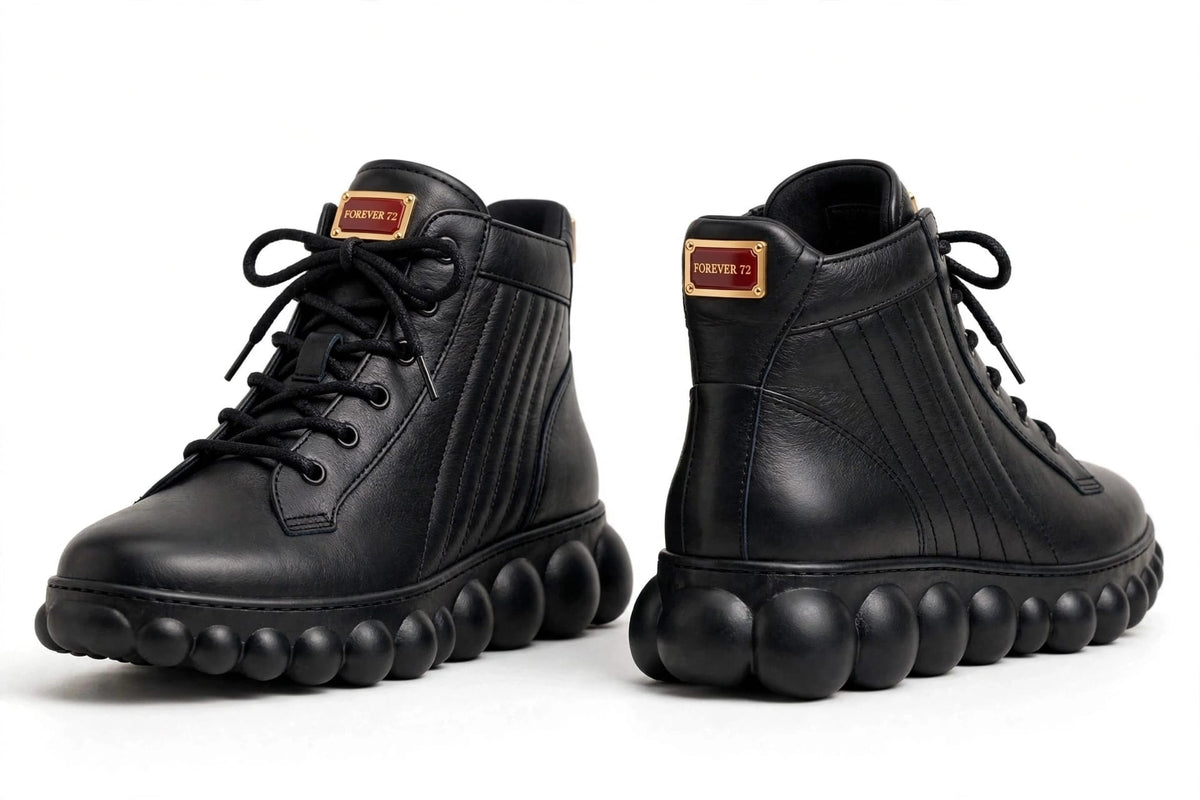 SMILE - High-Top Bubble Sneaker - House of King 72 forever 72