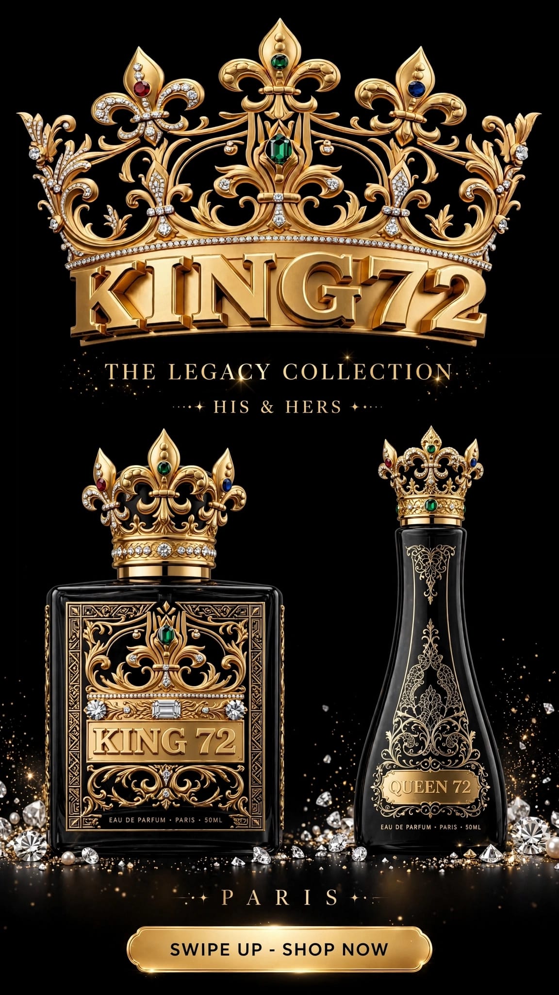 KING72 PERFUME  -THE ROYAL  LEGACY 1 OF 72