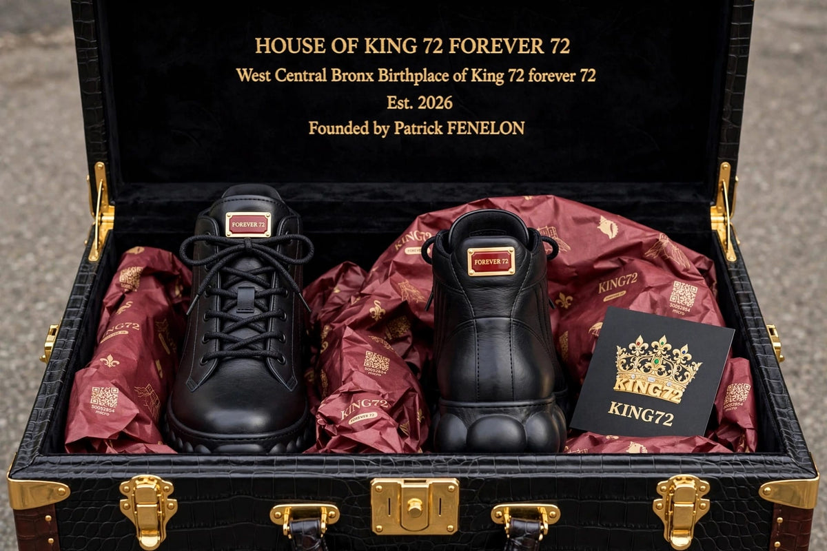 SMILE - High-Top Bubble Sneaker - House of King 72 forever 72