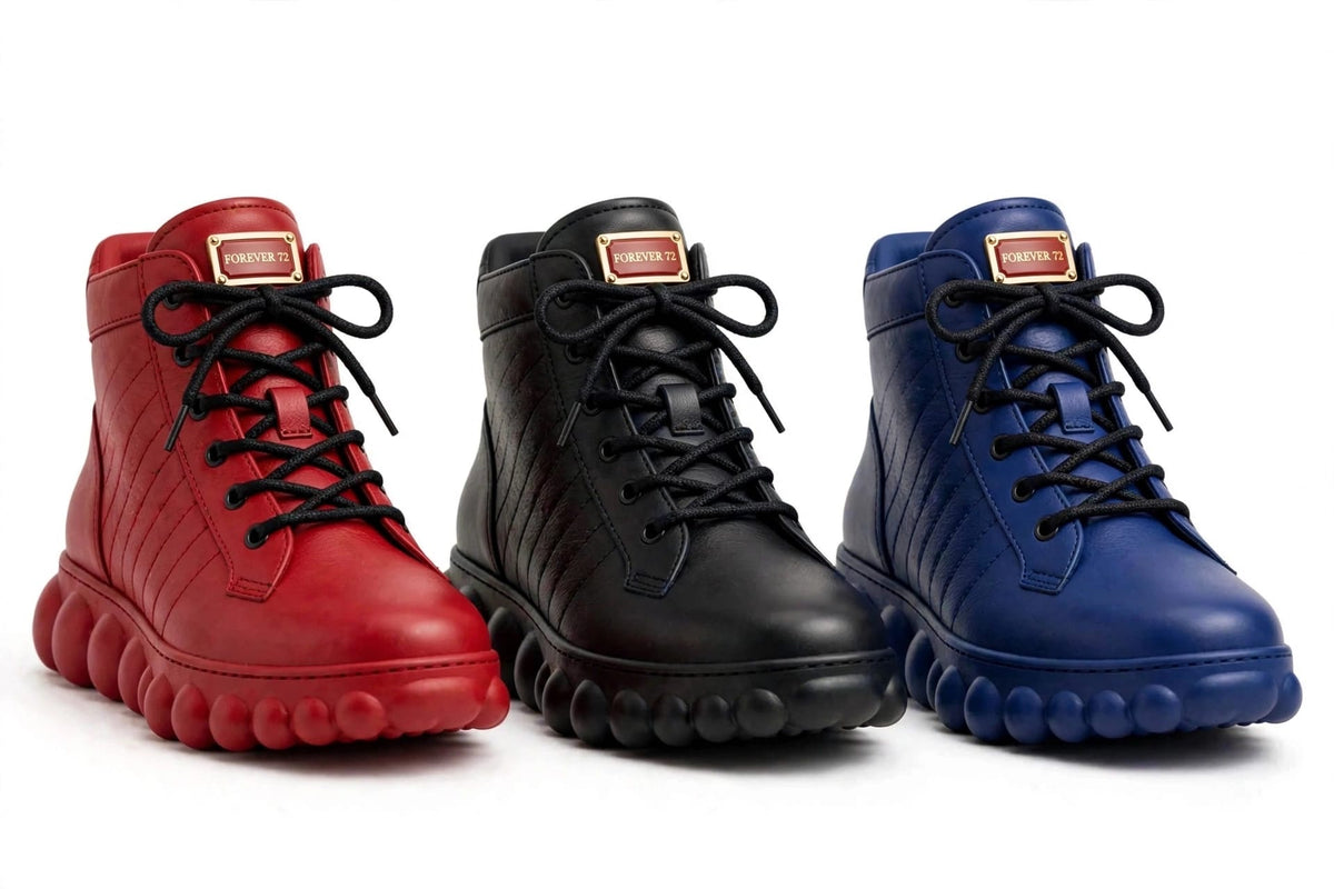 SMILE - High-Top Bubble Sneaker - House of King 72 forever 72